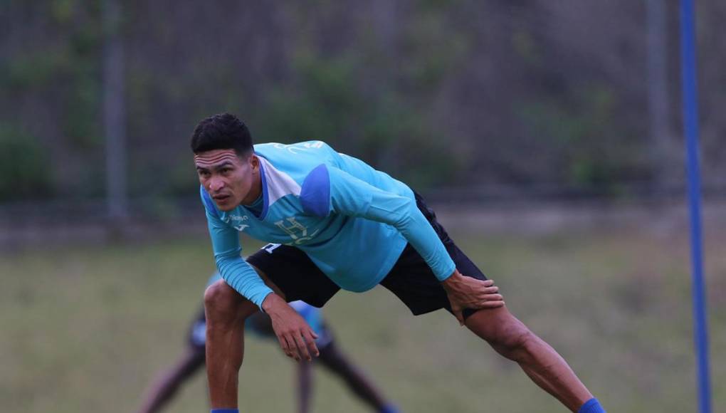 Juan ‘Camellito’ Delgado empezó a trabajar con buen ritmo en el microciclo de la Selección de Honduras.