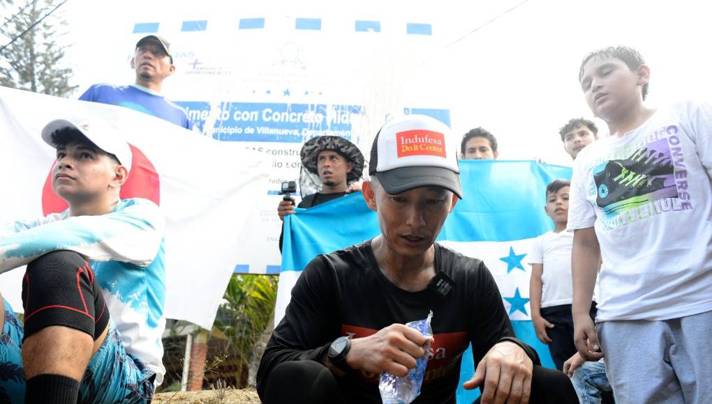 En Villanueva, se cansó, sintió las primeras cargas musculares.