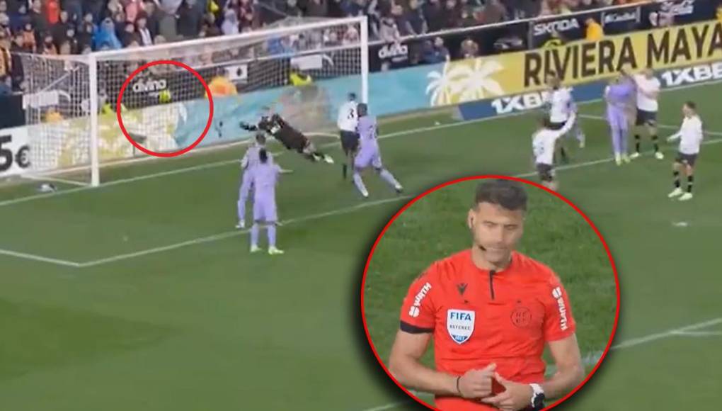 Pero justo en ese momento que el balón entraba en la portería del Valencia tras el cabezazo de Bellingham, el árbitro Jesús Gil Manzano pitaba el final del partido y dejando sin validez el tanto del inglés. El escándalo del siglo en la Liga Española.