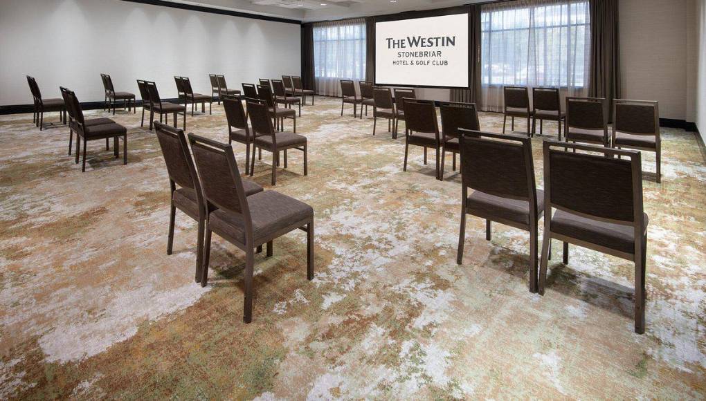 Esta es una de salas de conferencia que tiene disponible el hotel, donde seguramente Reinaldo Rueda dará sus charlas a los jugadores.