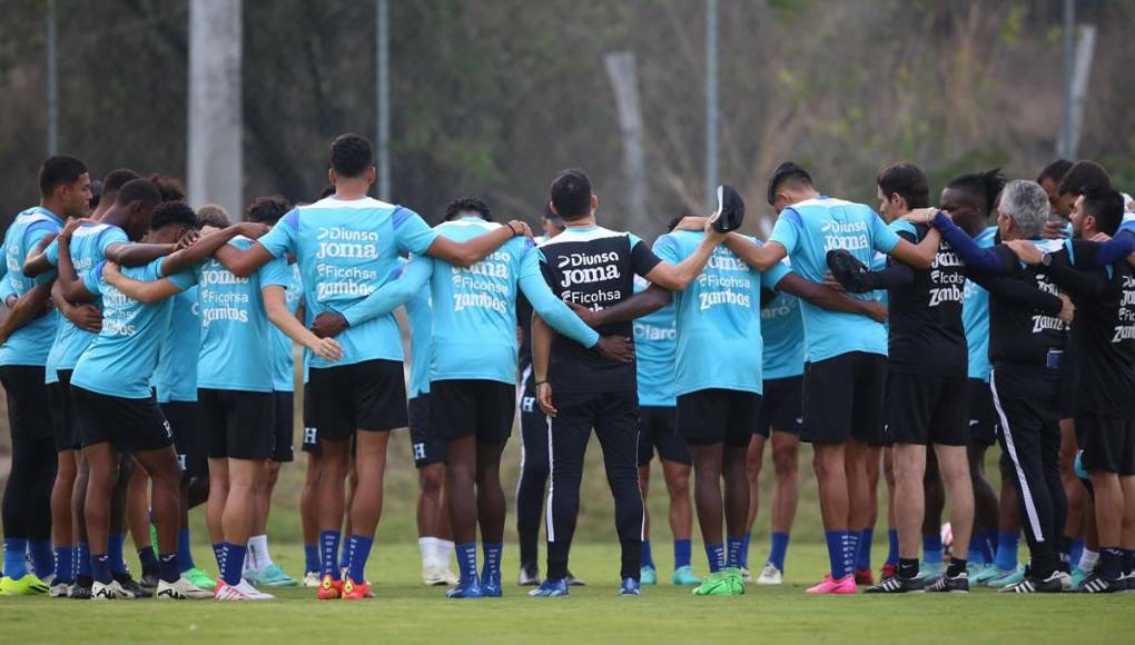 Honduras tendrá su segunda sesión el jueves 16, finalizando el microciclo el viernes.