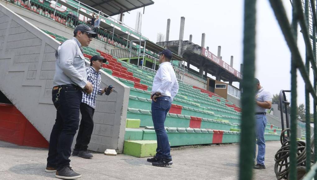 El CD Marathón sigue afinando detalles en su estadio para albergar la gran final de la Liga Nacional de Honduras.