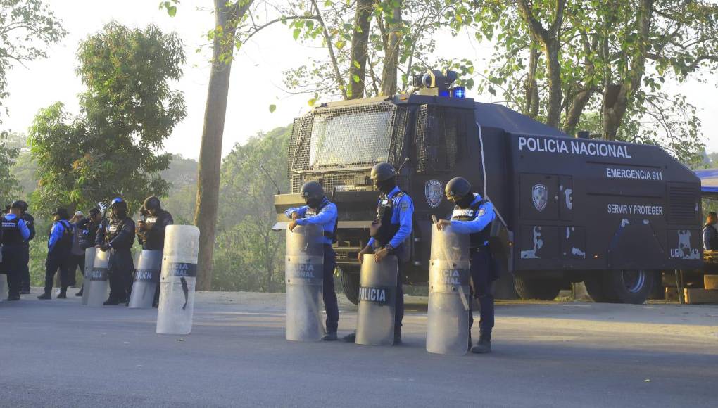 La protesta arrancó a eso de las 6:00 am y culminó a las 7.30 am. 