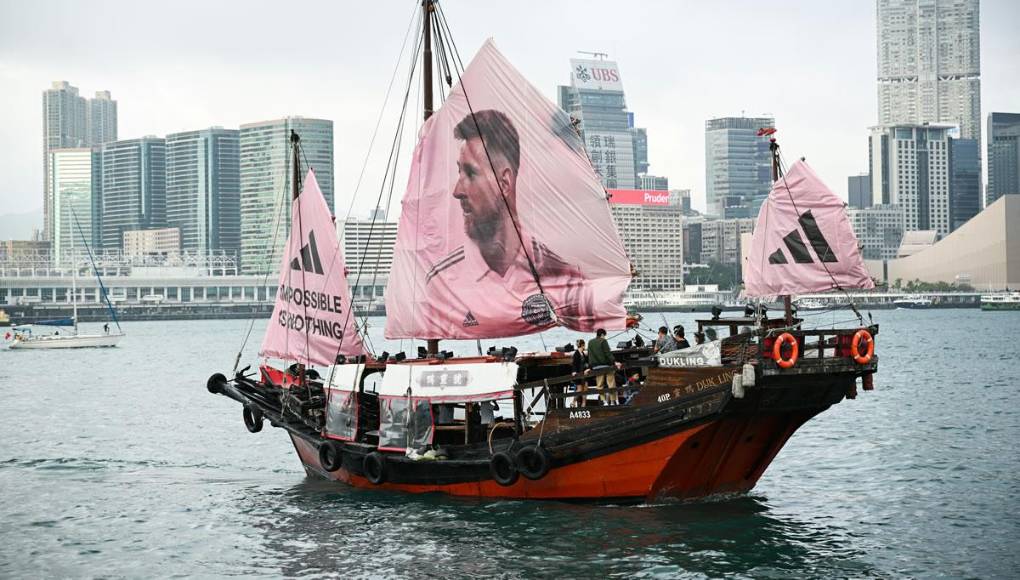 Messi y compañía recibieron una calurosa bienvenida en Hong Kong.