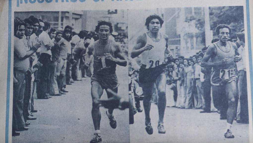 La Maratón de Diario LA PRENSA es historia pura. Desde su inicio en 1976 hasta la fecha ha visto cómo los atletas nacionales e internacionales han dejado su marca. En total, 10 países se han alzado con la corona de la carrera élite, los 21 kilómetros. En la imagen, en 1978, Maratón LA PRENSA tuvo sus primeros corredores internacionales y la ganó el colombiano Rafael Parra, primero de izquierda a derecha, con 1h 05m 16s. En 1976 todo inició con atletas nacionales.