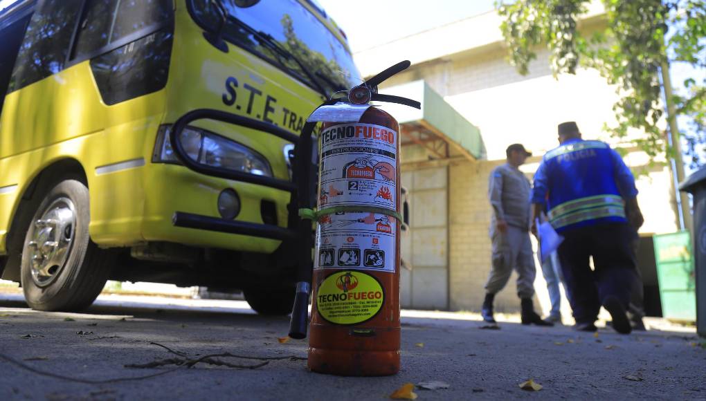 Las unidades tienen que contar con extintor.