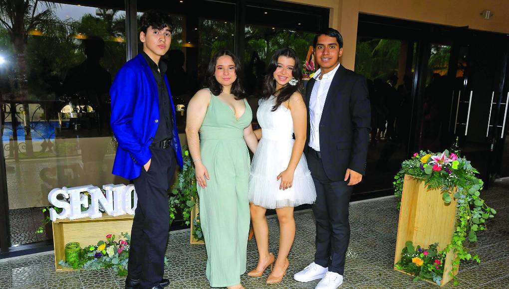 Diego Escobar, Dana Caballero, Natalie Antúnez y Carlos Villalta