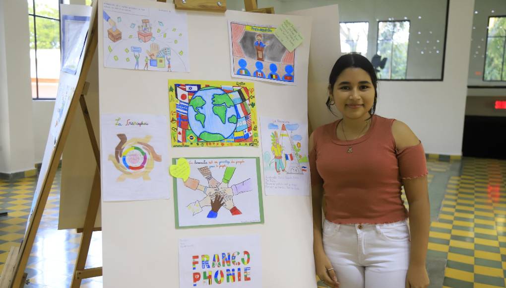 Ivania Domínguez, alumna de la Saint Peter Academy en el Décimo grado de estudio.