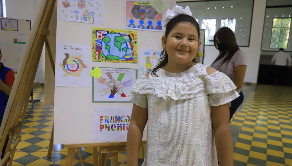 Mia Isabela Caballero, alumna del quinto grado, sección A alumna de la Saint Peter Academy.