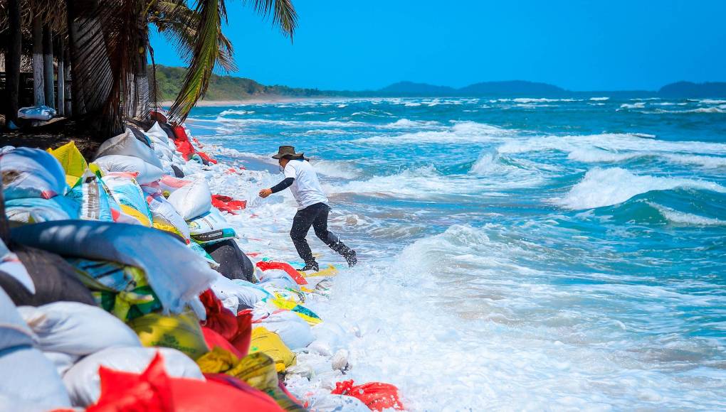 Toda la comunidad de Miami se ha unido para intentar frenar el avance del mar, pero la naturaleza les está ganando la batalla. En un tramo de unos 300 metros lineales de costa ya se perdieron 20 metros de playa.