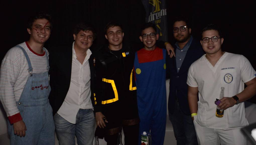 Roberto Castro, Jorge Bautista, Luis Romero, Carlos Martínez, Christian Díaz y Edwin Gutiérrez