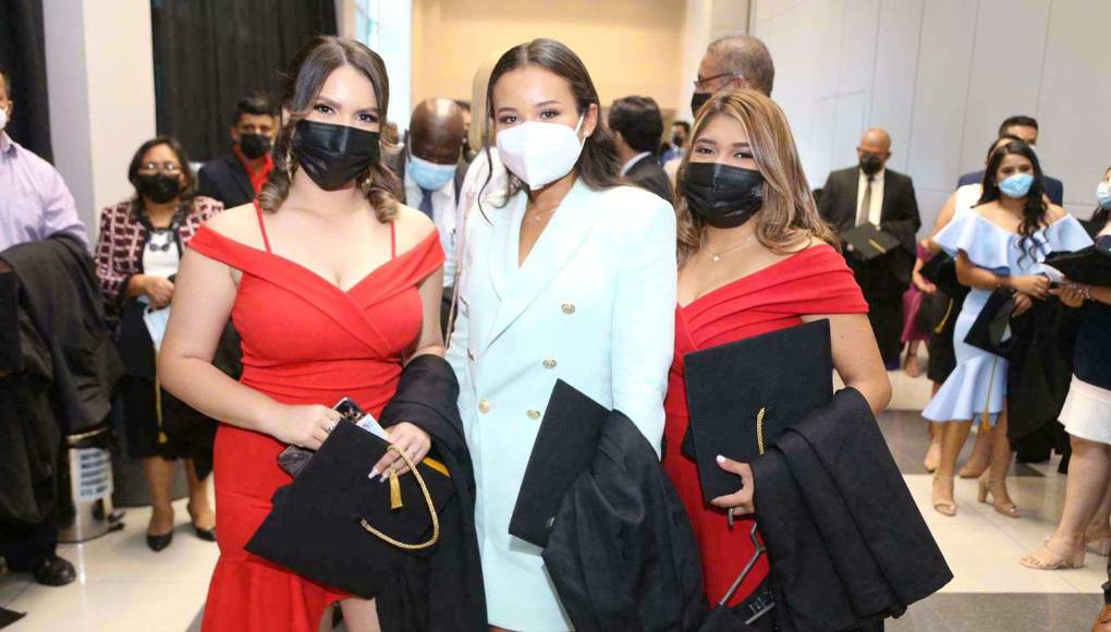 Katerin Raudales, Waleska Navarro y Alisson Rivera