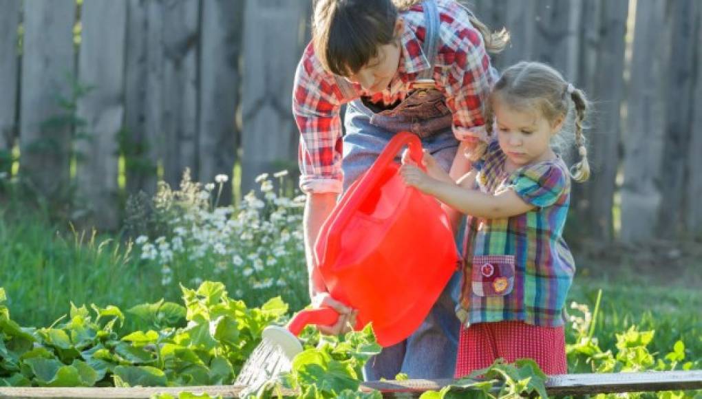 La jardinería también es para los niños