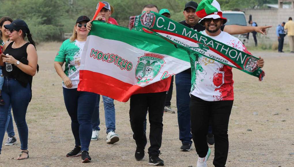 Aficionados del Marathón sorprenden en Comayagua en el duelo ante Génesis