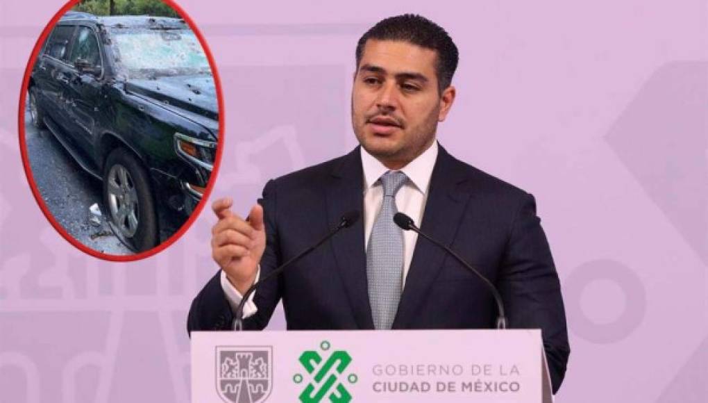 Video: Con fusiles y granadas atentan contra jefe de seguridad de Ciudad de México  