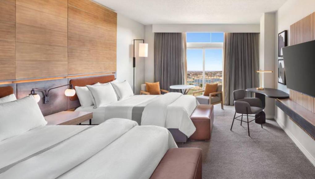 Así son las habitaciones dobles donde seguramente se quedarán los jugadores de la Selección Nacional de Honduras.