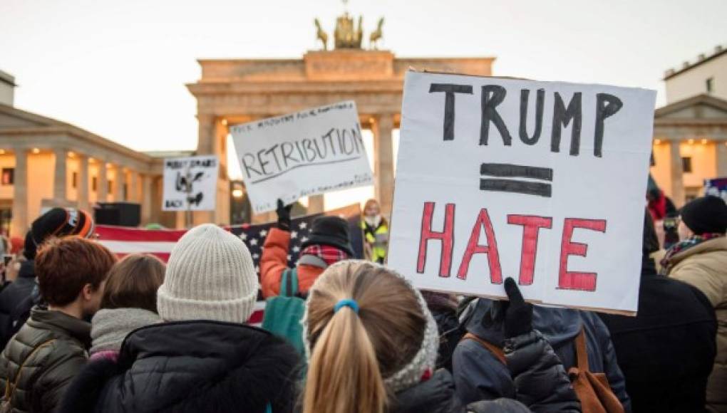 Manifestaciones anti Trump se extienden por el mundo