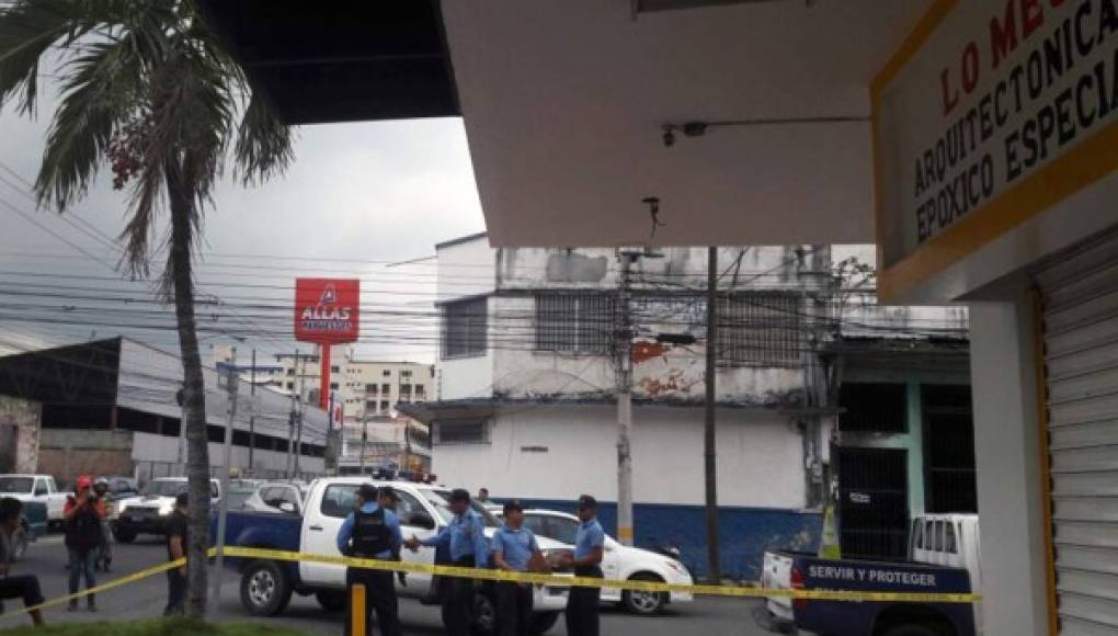 Matan a guardia de seguridad en un negocio de pinturas en San Pedro Sula