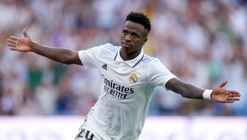 DELANTERO: Vinicius Jr se para enfrente del ataque del Real Madrid en la visita ante Mallorca.