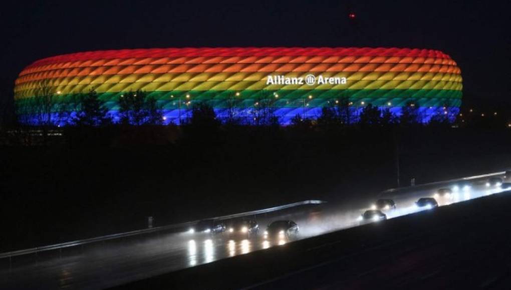 UEFA prohíbe iluminar el Allianz Arena con la bandera LGTBI para el Alemania - Hungría