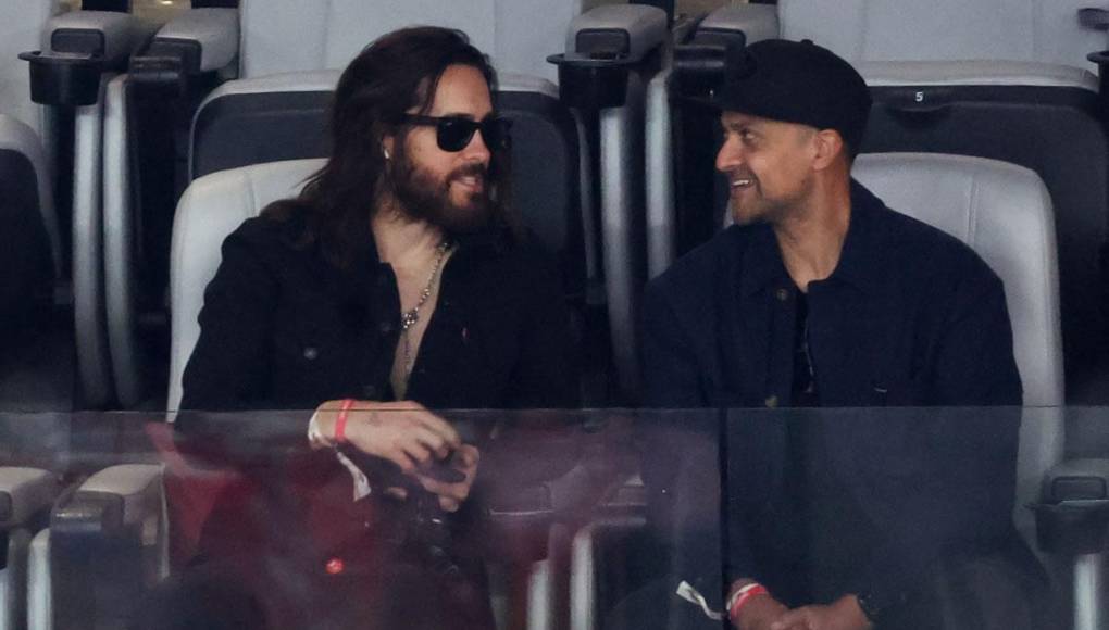 Jared Leto tampoco se perdió el Super Bowl.