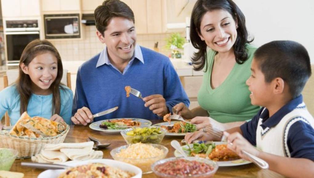 La alimentación en familia es mejor