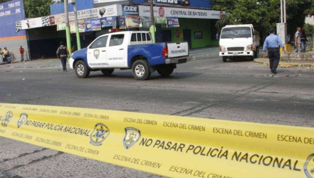 Masacre en San Pedro Sula fue por pleito entre bandas