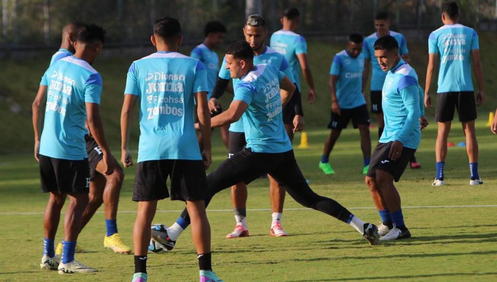El entrenamiento de la Selección de Honduras se realizó en el Centro de Alto Rendimiento José Rafael Ferrari (CAR), sede del Olimpia.