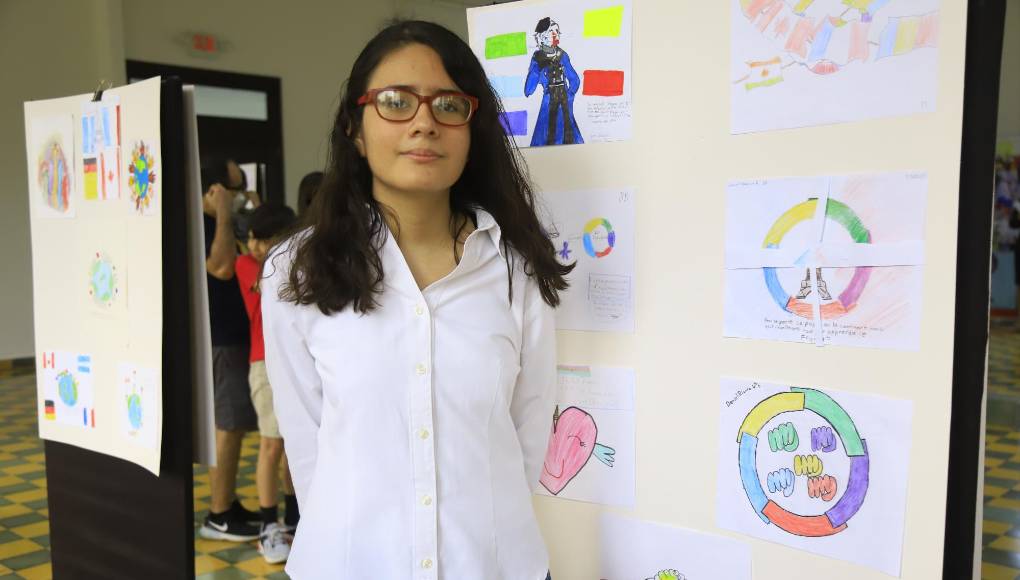 Camila Diaz, alumna de octavo grado de la Saint Peter Academy.