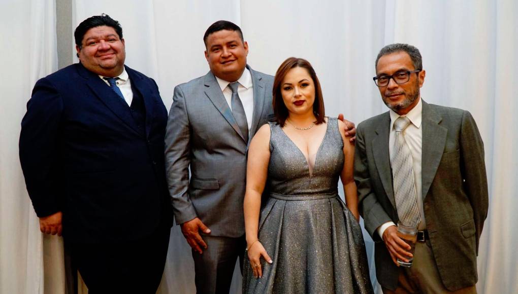 Camilo Mejía, Walter Caballero, Wendy Monroy y José Cruz