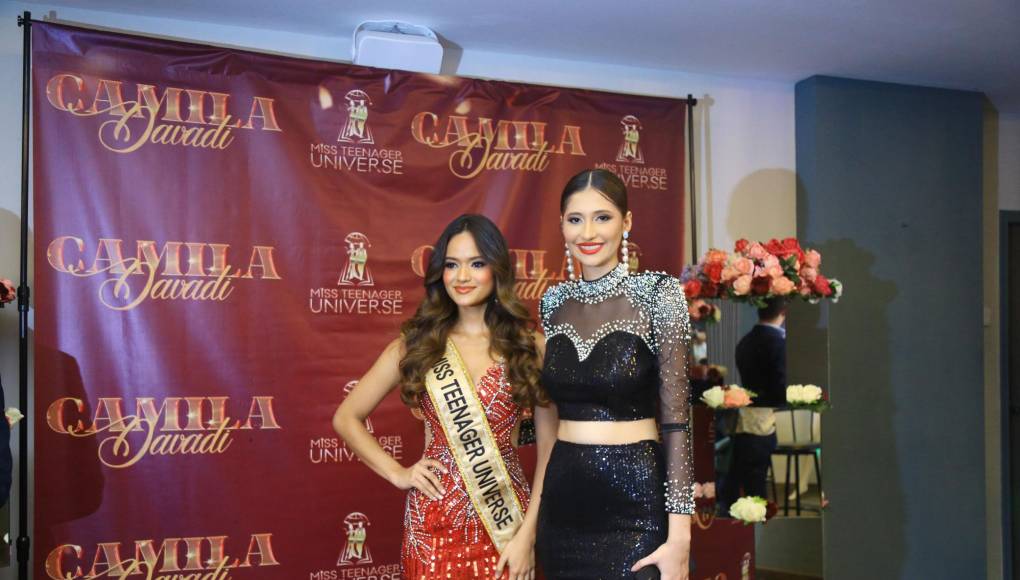 Stephie Morel, Miss Supranational asistió al evento para apoyar a su colega, Camila Davadí.