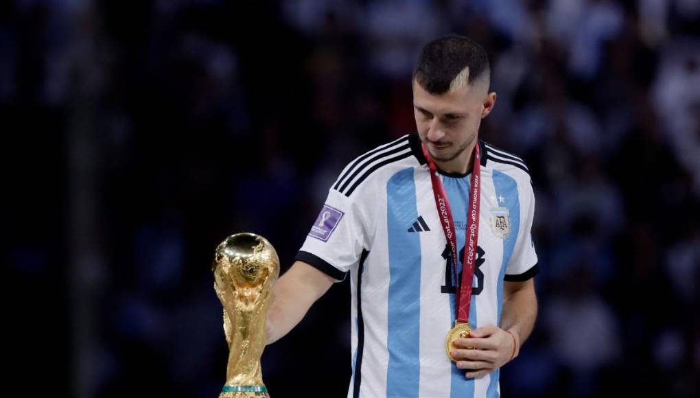 Guido Rodríguez fue campeón del mundo con Argentina.