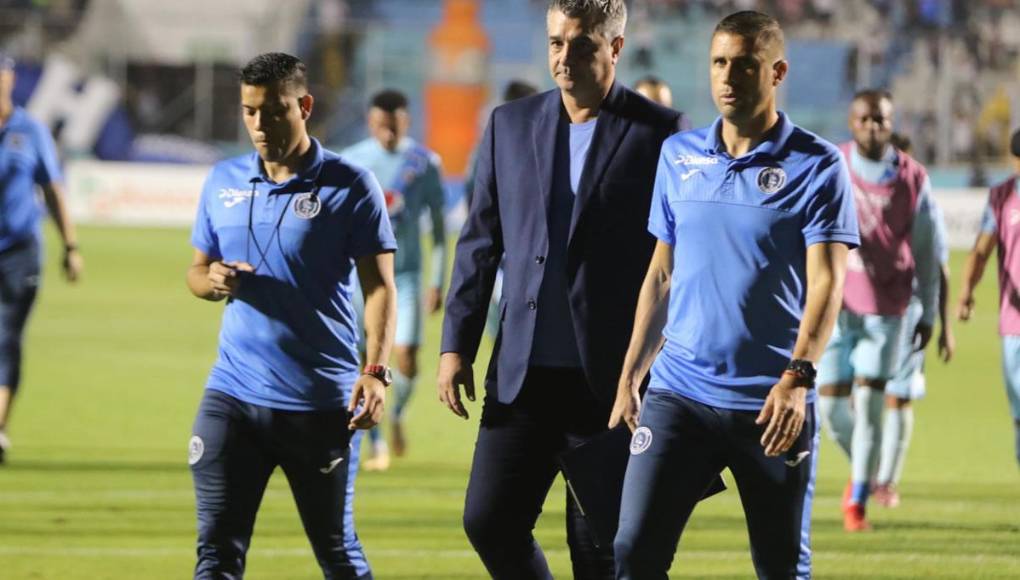 Tristeza, decepción y enfado en Motagua de Diego Vázquez tras eliminación ante Olimpia