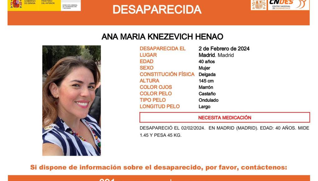 La policía también investigó el envío de dos mensajes desde el teléfono de Ana María a dos de sus amigas en los que contaba que había conocido a una persona y que se encontraba en una casa de verano situada a dos horas de Madrid, donde no había cobertura. 