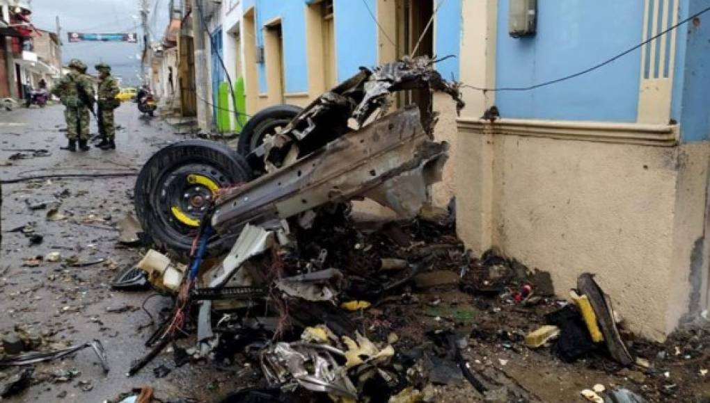 Asciende a 16 el número de heridos por la explosión de un carro bomba en Colombia