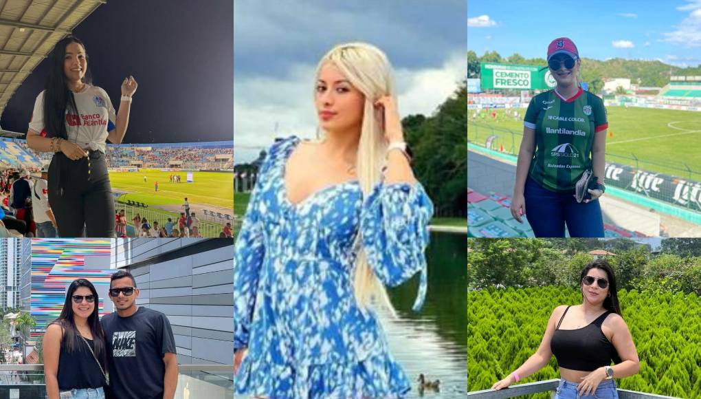 Ellas son las novias y esposas de los jugadores del Olimpia y Marathón, finalistas del Clausura 2024 de la Liga Nacional de Honduras.