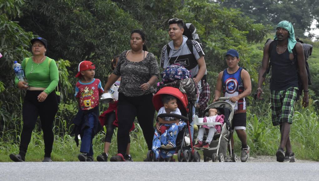 La segunda caravana migrante en México negociará con autoridades migratorias