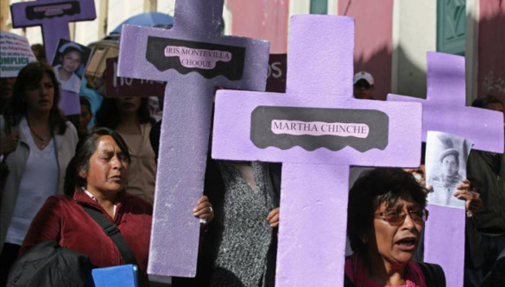 Activistas exigen el fin de los feminicidios y la impunidad en Honduras