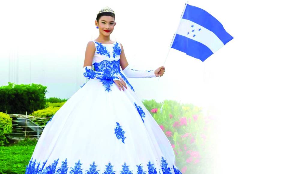 Bellezas infantiles del Bicentenario de independencia de Honduras