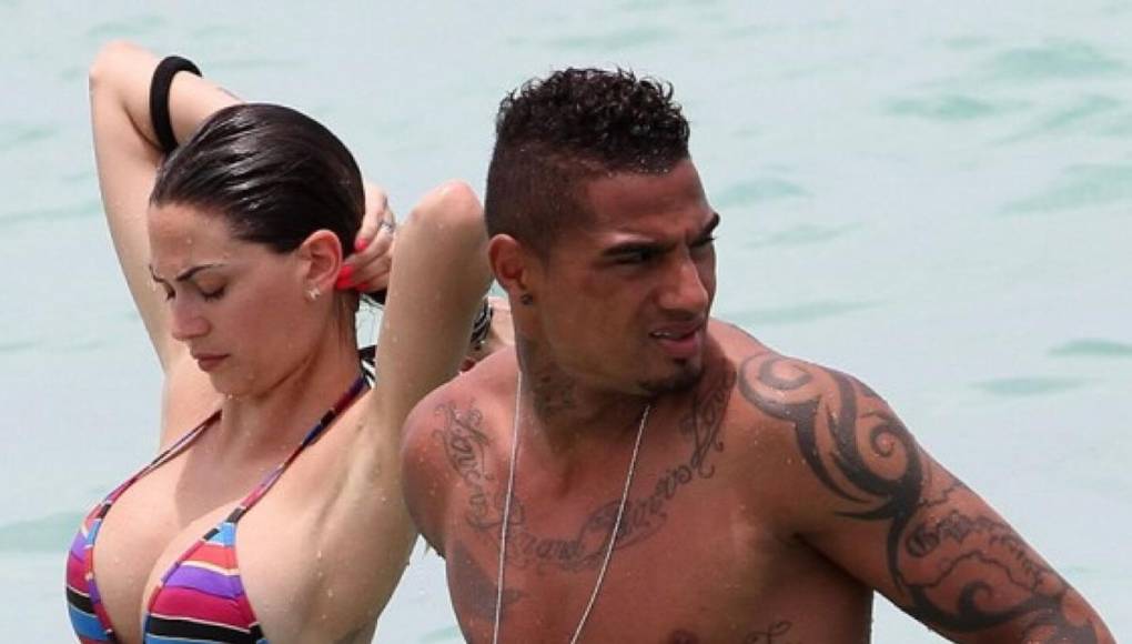 Melissa Satta mantuvo mediáticas relaciones sentimentales con los futbolistas Christian Vieri y Kevin-Prince Boateng.