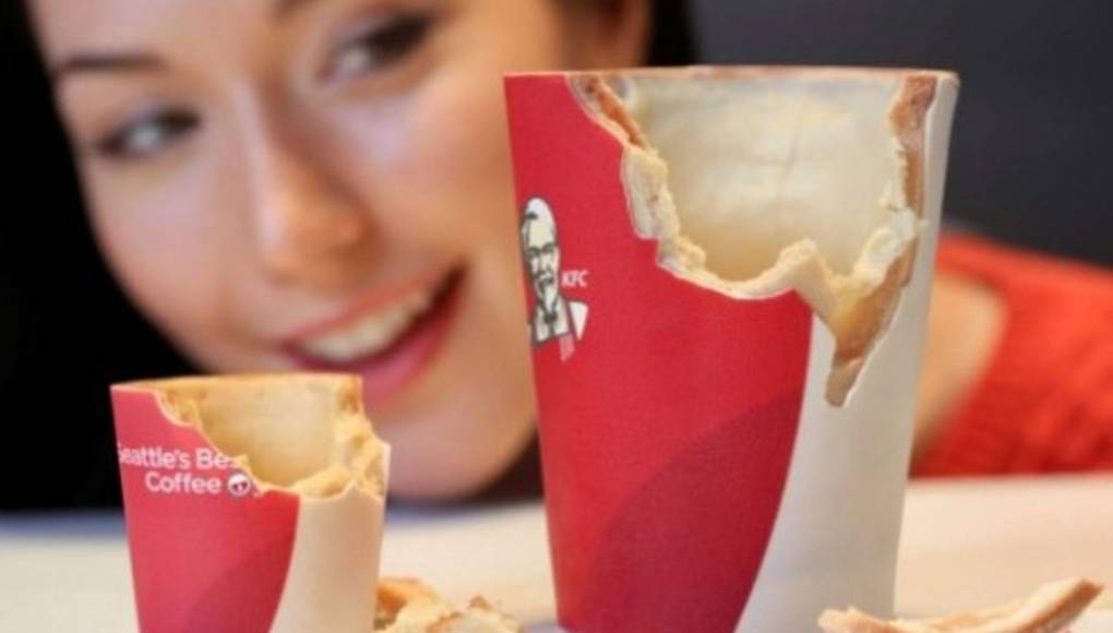 Crearán un vaso comestible