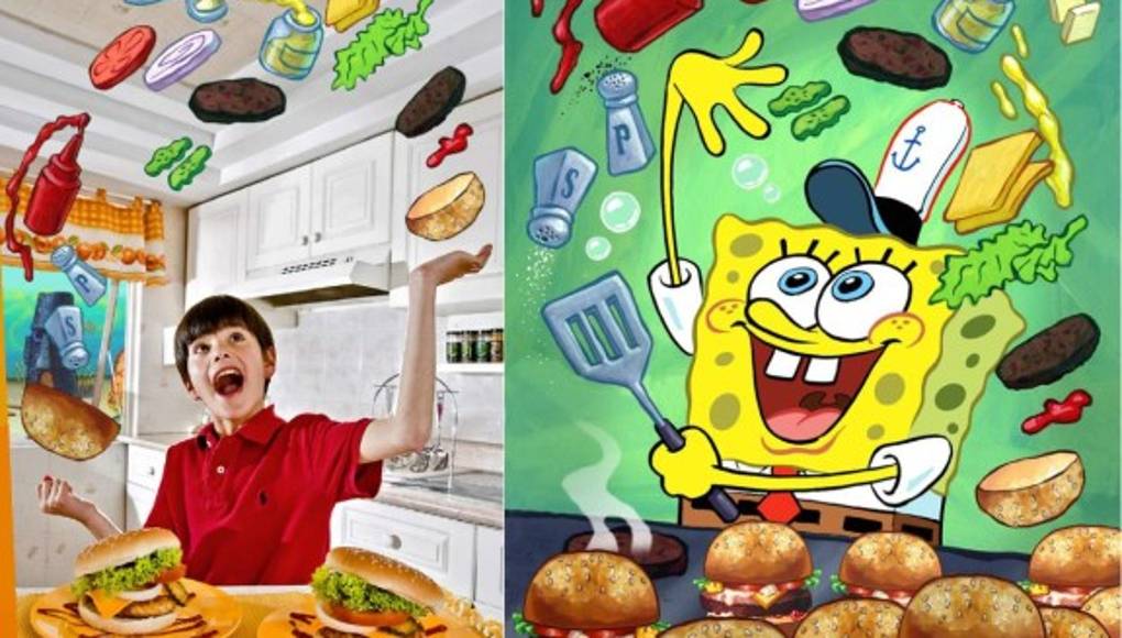 Prepara unas cangreburger al estilo Bob Esponja
