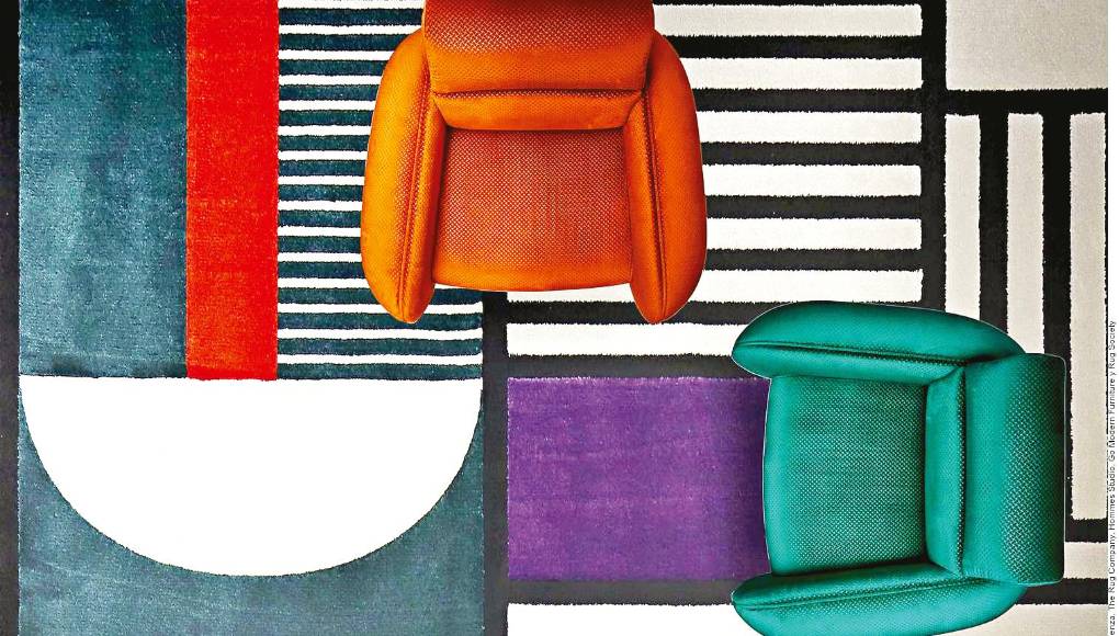 Texturas acogedoras y diseños psicodélicos, lo nuevo en alfombras