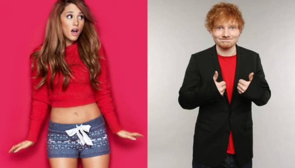 A Ariana Grande le encanta hacer sonrojar a Ed Sheeran   