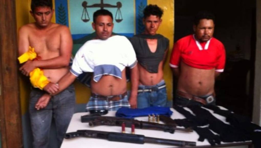 Capturan a cuatro miembros de la banda del 'Canecho' en Honduras