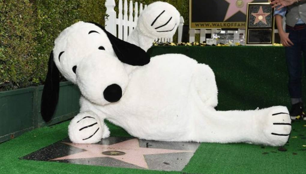 Snoopy ya tiene su estrella en Hollywood