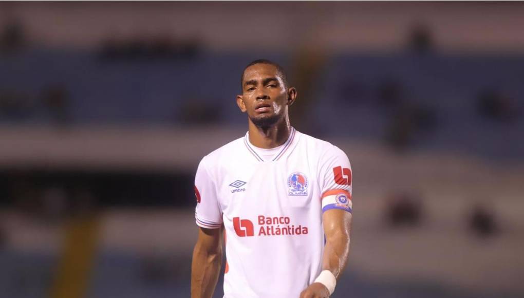 El rostro triste de Jerry Bengtson en la derrota del Olimpia contra el Real España.