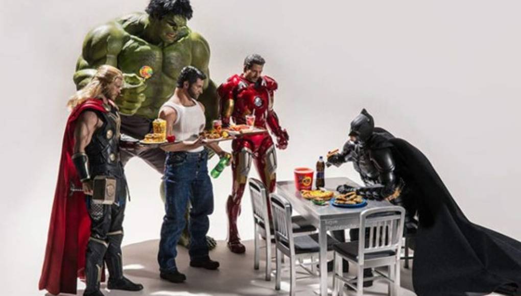 La vida cotidiana de los superhéroes