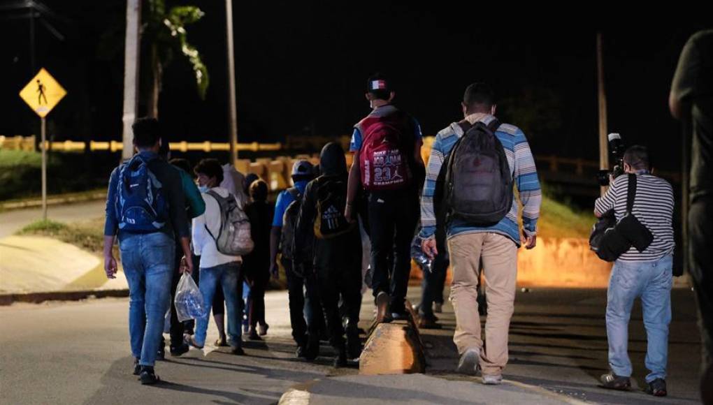 Honduras recibió 52,968 deportados en 2021, un 44,8 % más que en 2020