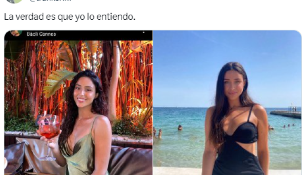 En ‘X’ también bromean con la imagen de Kylian viendo a esta futura modelo. “La verdad es que lo entiendo”.